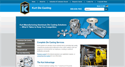 Desktop Screenshot of kurtdiecasting.com